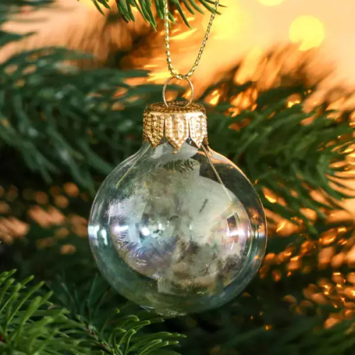 Купить Ёлочный шар прозрачный