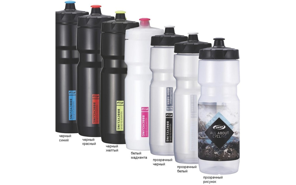 Фляга вело BBB 550ml. CompTank неон желтый