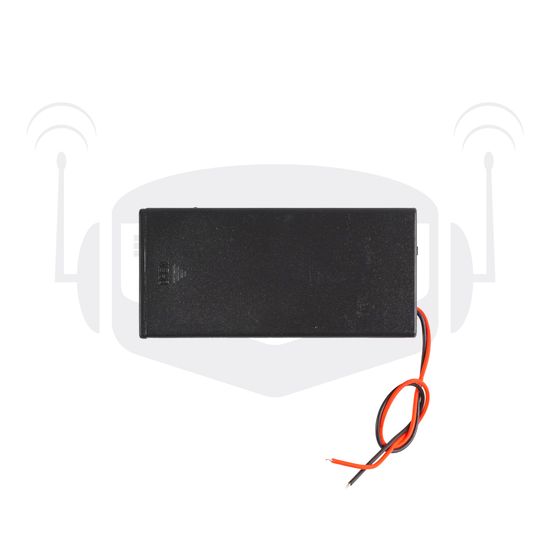 Бокс под АКБ18650 2 шт закрытый