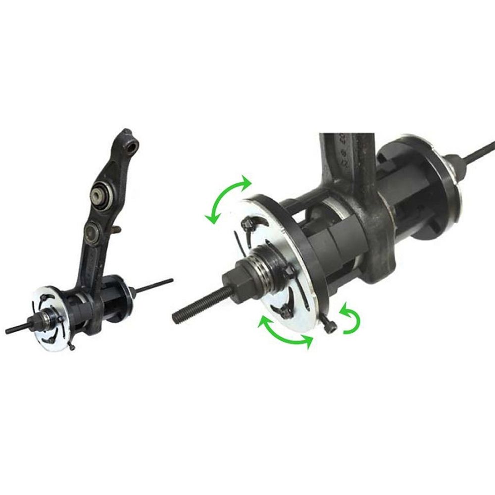 МАСТАК (110-20006C) Набор оправок для монтажа и демонтажа сайлентблоков, 34-82 мм, кейс, 6 предметов