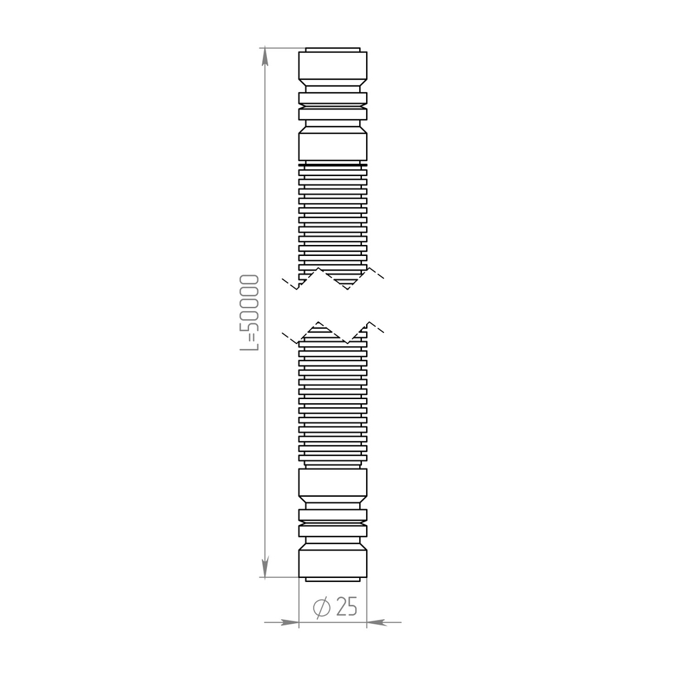 Шланги сливные модульные (бухта 50 м)