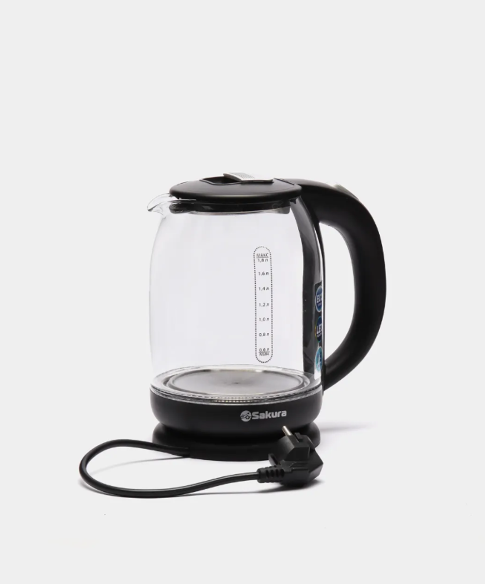 Чайник Sakura SA-2709BK стекло