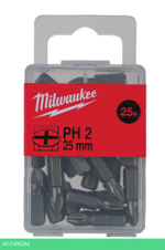 Бита Milwaukee PH2 25мм 25шт (4932399587)