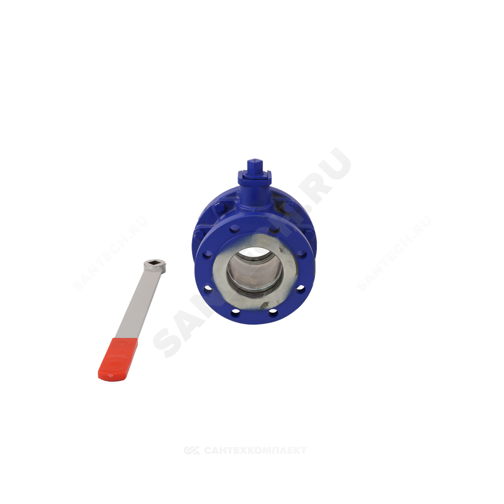Кран шаровой чугун 565A Ду 20 Ру16 фл рукоятка Тмакс=150 оС Zetkama 565A020C09