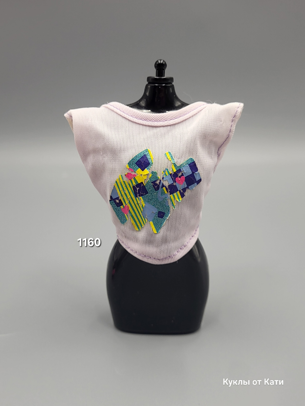 Одежда для куклы Барби винтаж футболка 01160