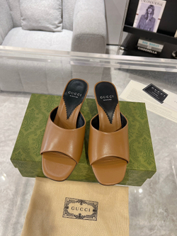 Gucci Interlocking G Heel Sandal 5.5 cm