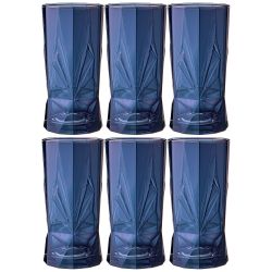 НАБОР СТАКАНОВ ИЗ 6-ТИ ШТ. "ROCH" БЛЮБЕРРИ 450 МЛ 7,9*7,9*15,6СМ