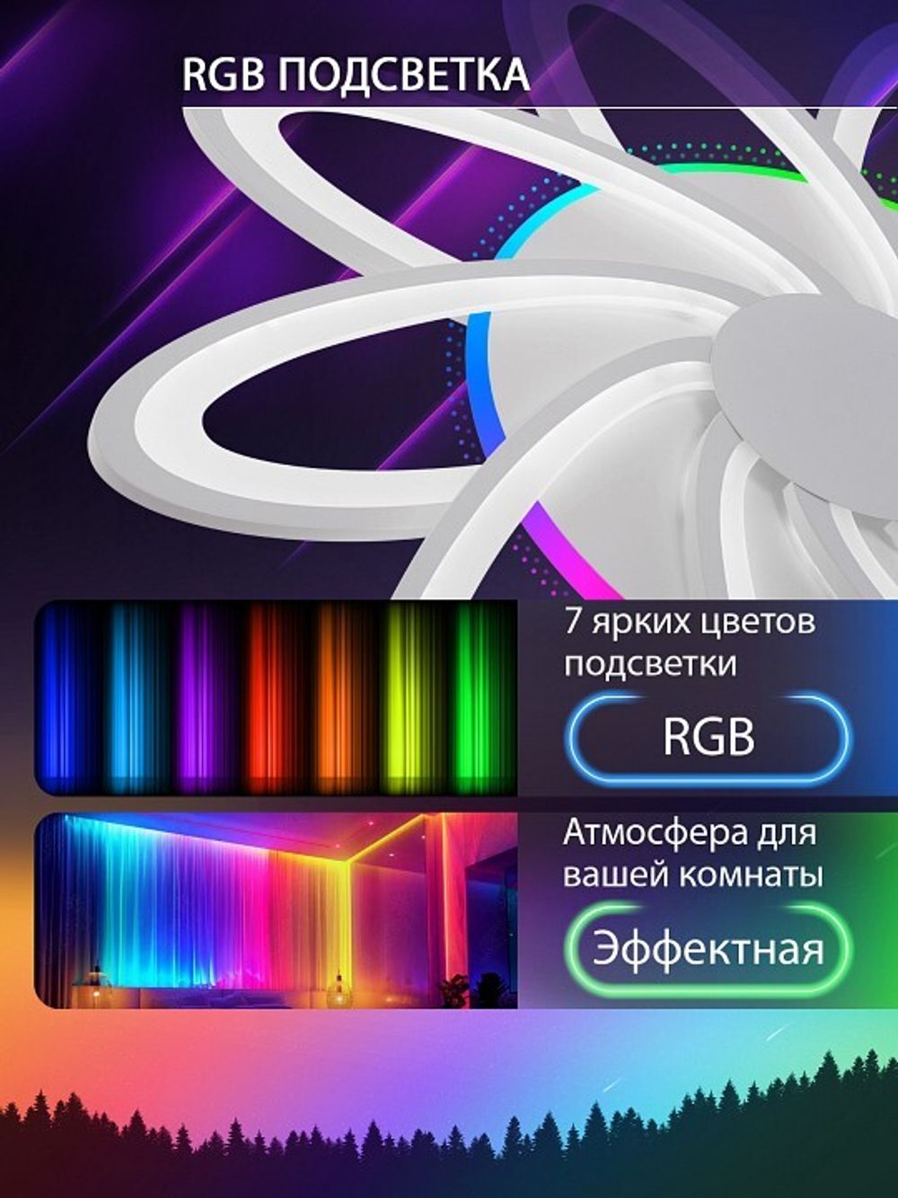 Потолочная люстра Natali Kovaltseva SPEKTR LED LAMPS 81442