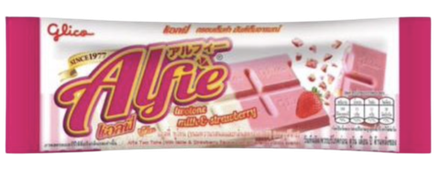 Шоколад Alfie Milk&Strawberry