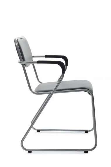 Кресло Nix Plus RCH OMKL-03 Серый/Металл окрашенный Хром