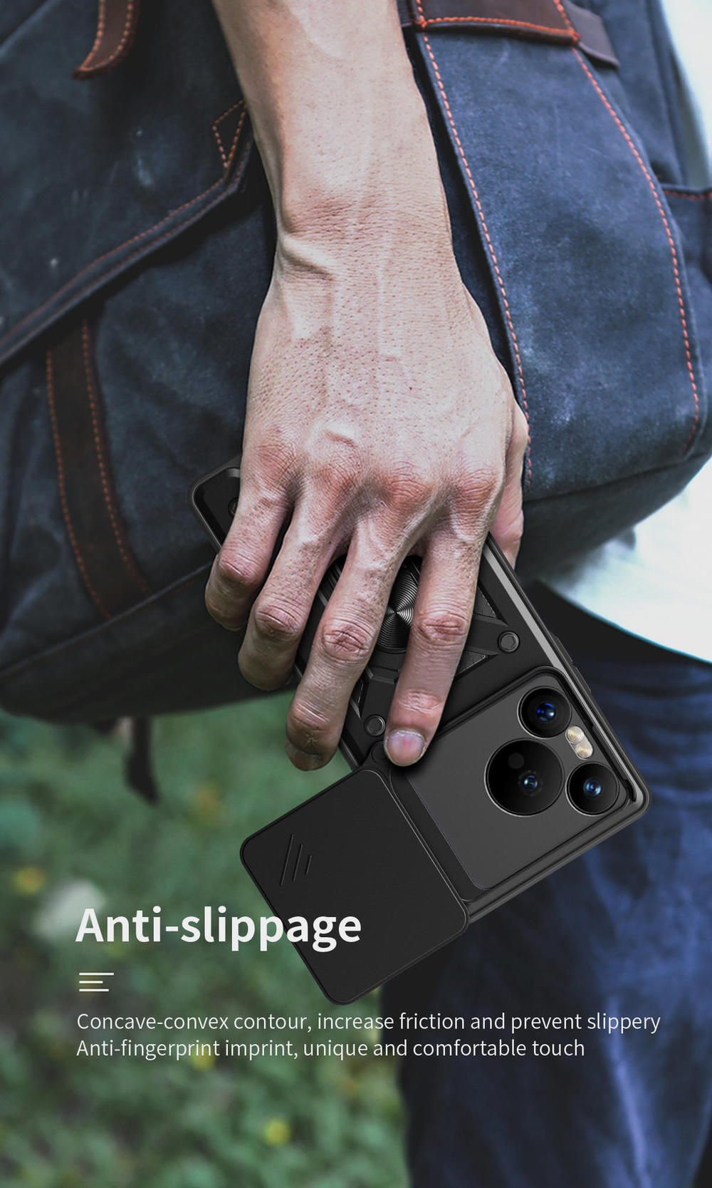 Чехол с кольцом Bumper Case для Huawei Pura 70