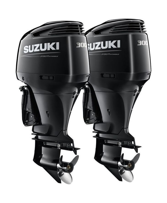 Спарка из 2 моторов Suzuki DF300APXX, черные