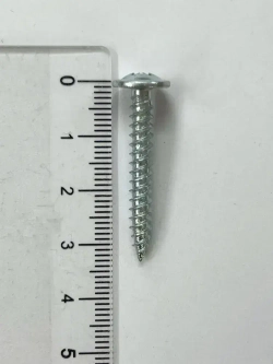 Саморезы с прессшайбой, острые, оцинкованные, с частой резьбой (по дереву и металлу) 4.2х32 мм (1 кг)