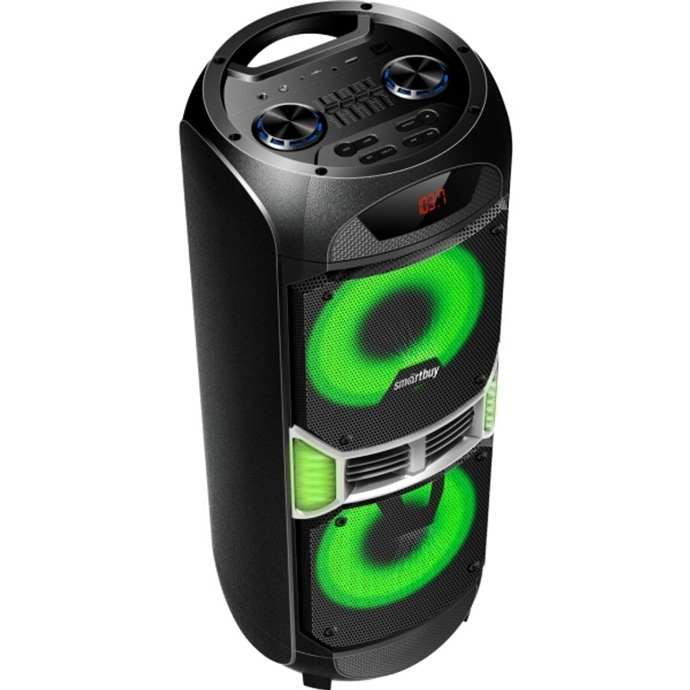 Акустическая система SmartBuy VOYAGER, 120 Вт, Bluetooth, MP3, FM-радио, 2 микрофона