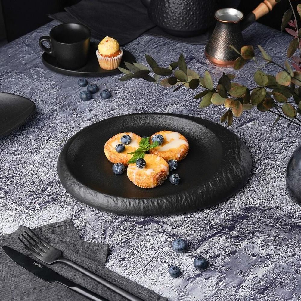 Блюдо овальное 28*21,5 см h3 см Black Raw Stellar P.L. Proff Cuisine [3]