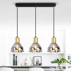 Светильник подвесной (подвес) Rivoli   3118-303 3 х Е14 40 Вт модерн потолочный