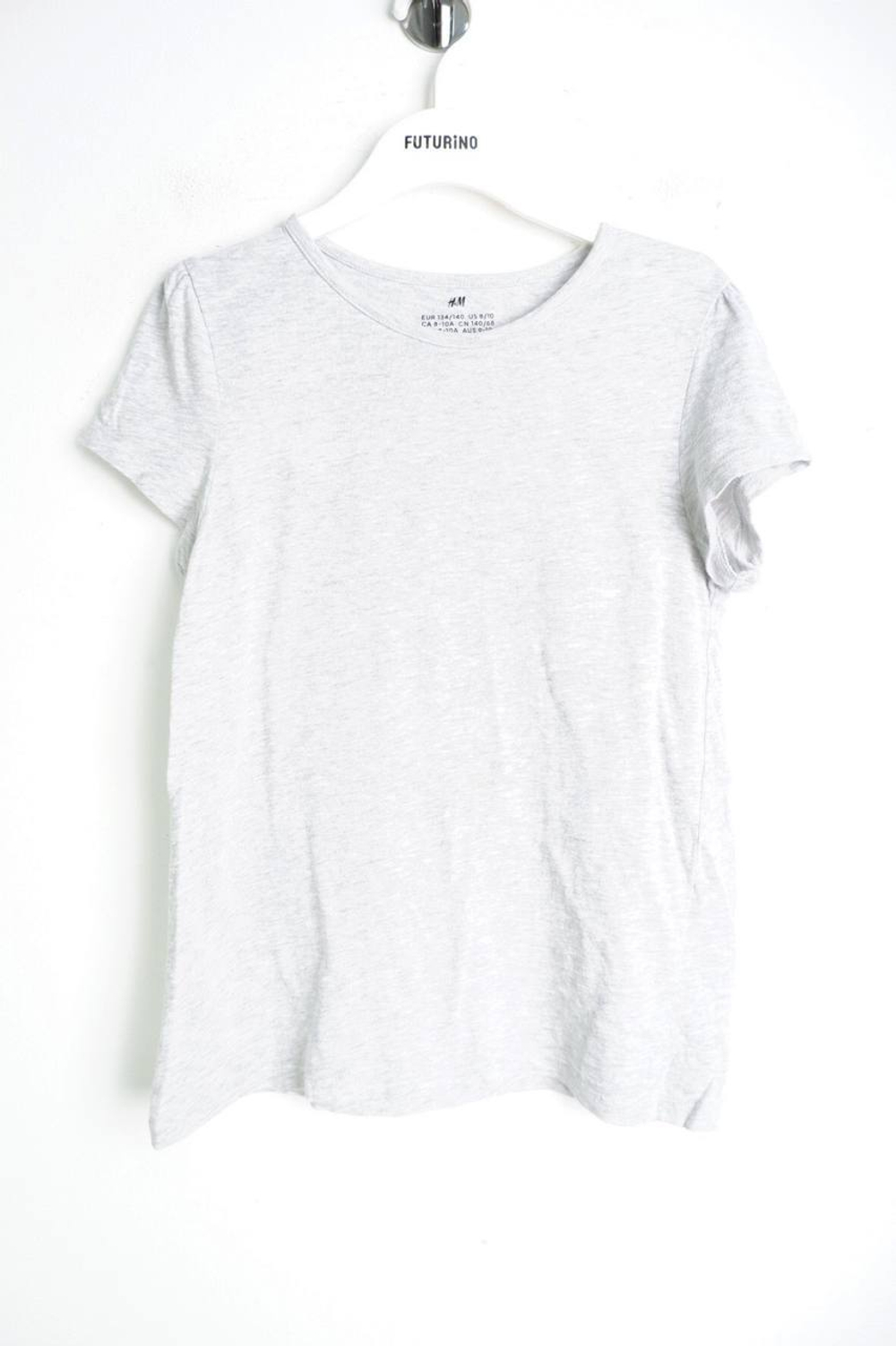 Футболка H&M базовая, визуально на 8/10 лет