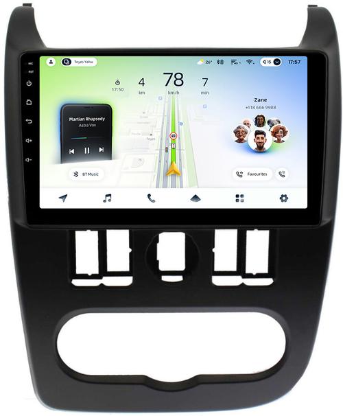 Магнитола для Lada Largus 2012-2021 - Teyes CC4L монитор 9" IPS, Android 14, Быстрая, Snapdragon 662, CarPlay, 4G SIM-слот