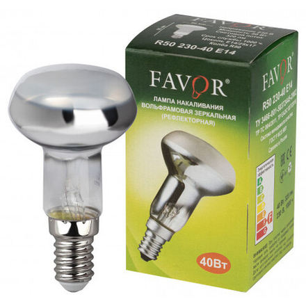 Лампочка Favor R50 40Вт E14 / Е14 230В рефлектор