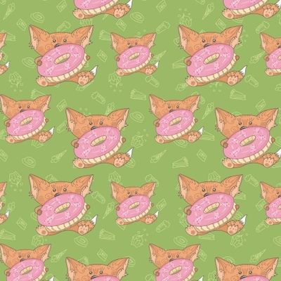 Лисичка с пончиком