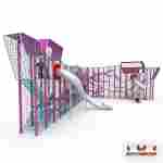 Плоский угловой комплекс «Космическая станция», 16,8×15,6×6 м