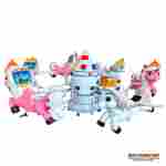 Карусель-аттракцион «Галактика Единорогов» 6 кабинок, 6 мест, 5×5×1,8 м