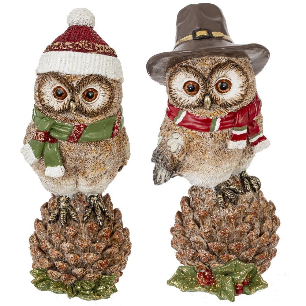 GAEM Фигурка декоративная "Сова", L10 W9 H21 см, 2в.