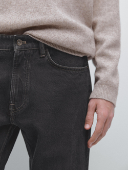 Massimo Dutti Джинсы зауженного кроя, синий