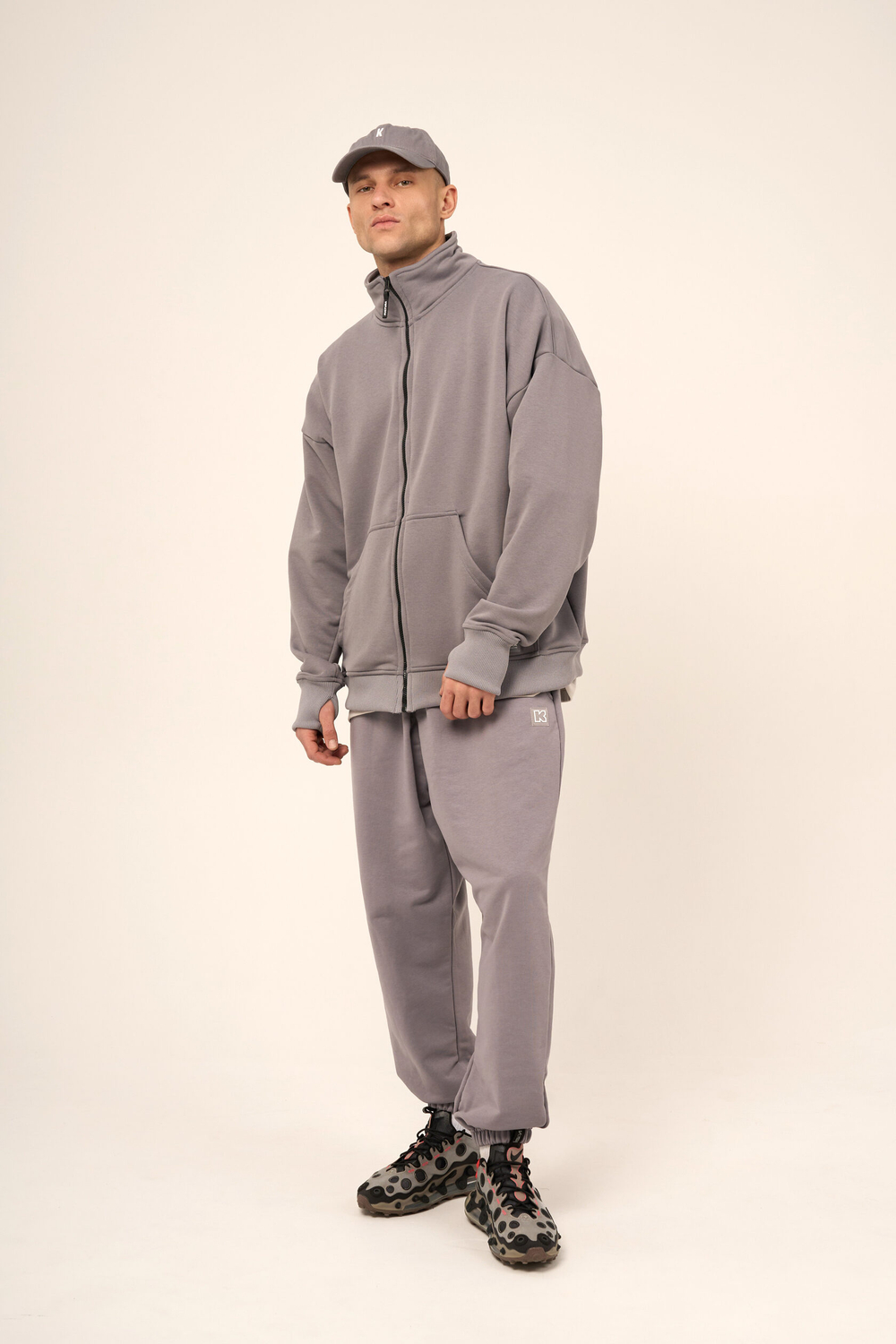 Толстовка KUL'TURA "ZIPPER" Ртуть