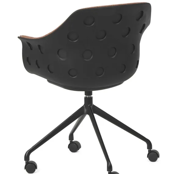 Стул на колесиках Expectation, терракотовый