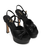 Кожаные босоножки на шпильках elena Michael Kors - черный(40S4ELHS4L)