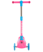 Самокат детский 3-х колесный RIDEX Wave, 120/90 мм, розовый/голубой