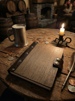 Деревянный блокнот на кольцах А5