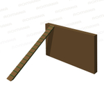 Забор с наклонной доской Romana 206.07.02