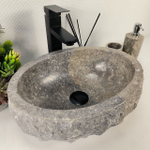 Раковина из мрамора Erozy Grey EM-64802 41*31*15 0190