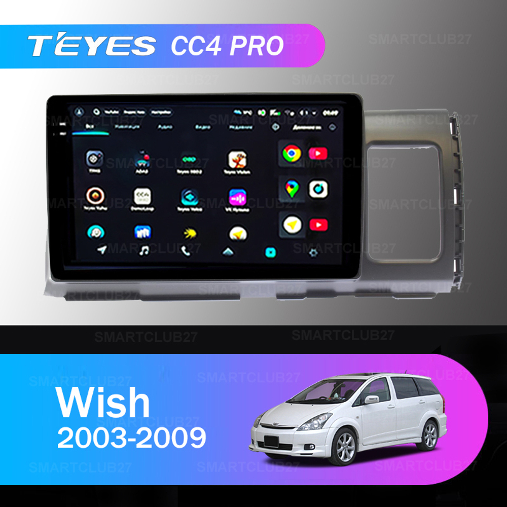 Teyes CC4 Pro 10,2" для Toyota Wish 2003-2009
