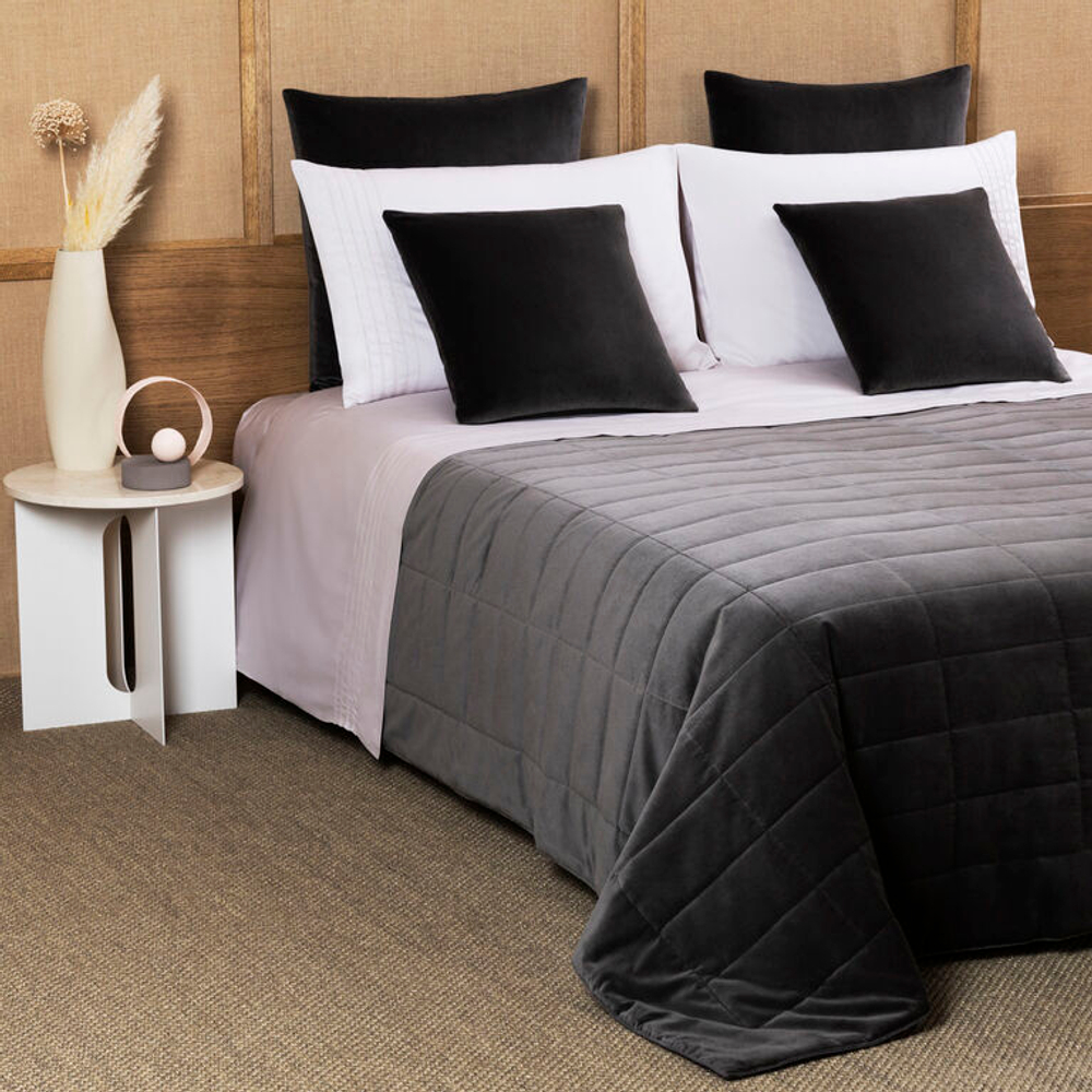 Наволочка Frette Luxury Cashmere Velvet Manogany Grey (50 x 50 см)