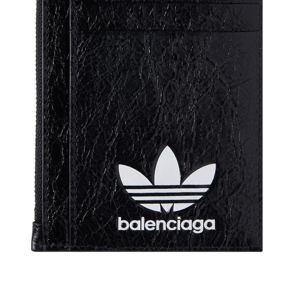 Balenciaga X Adidas Long Coin And Card Holder Black
