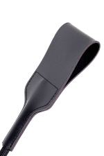 Чёрный стек 44см с мягким кожаным шлепком ToyFa Theatre 700023