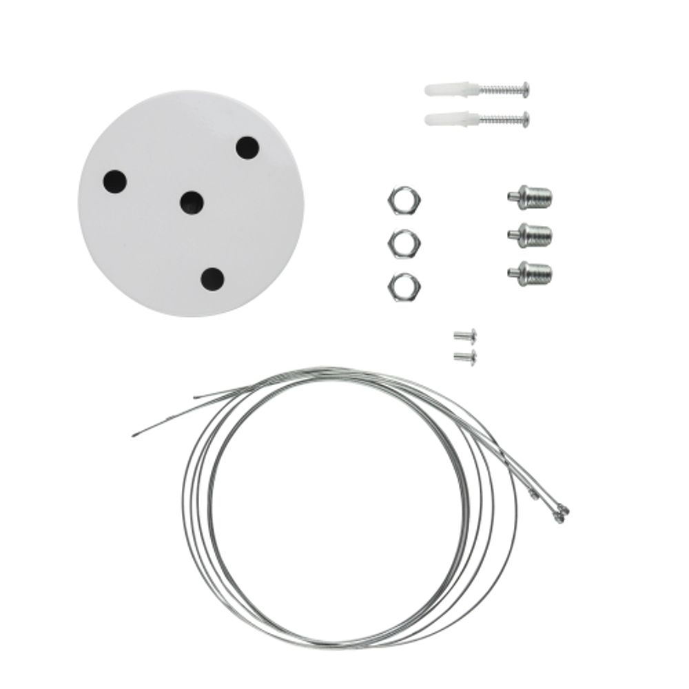 Светильник LED ЭРА Geometria SPO-141-W-40K-028 Igrek 28Вт 4000К 1900Лм IP40 600*600*80 белый подвесной | Декоративные светильники Geometria