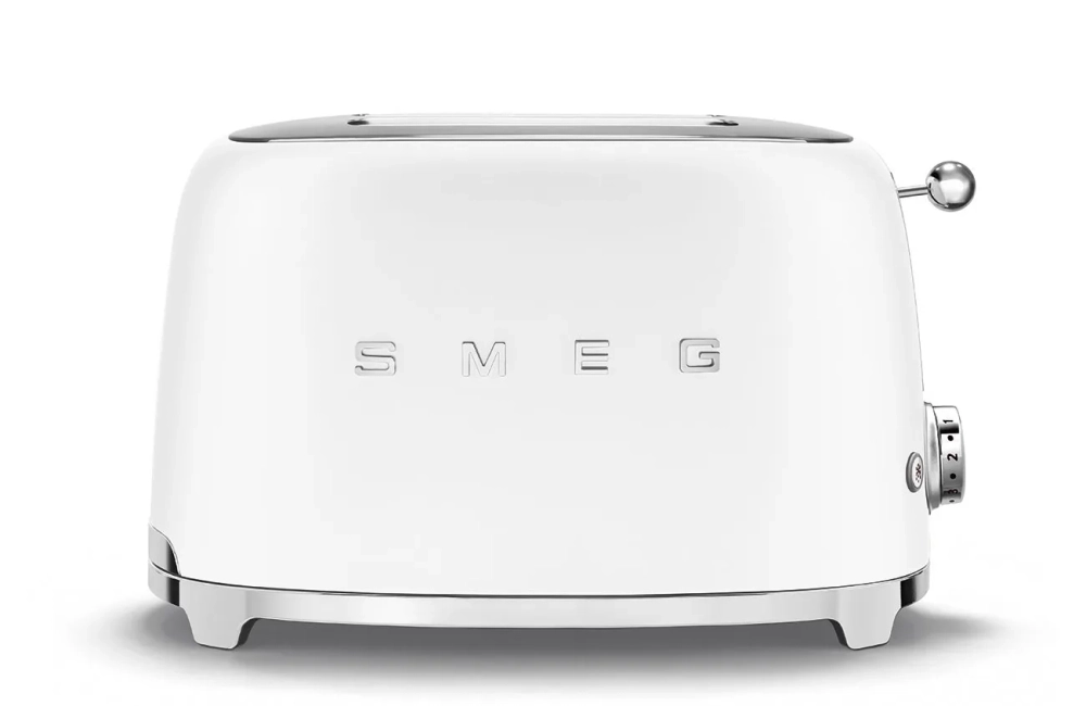 Тостер Smeg TSF01WHMEU матовый белый