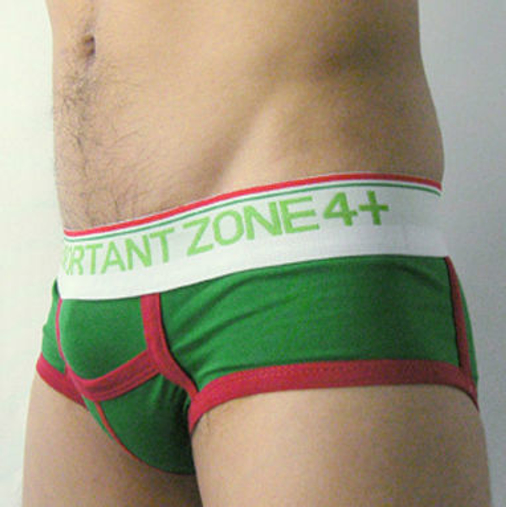 Мужские трусы хипсы 4+ Private Important Zone Green Hipster