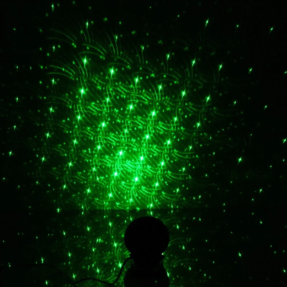 Световой прибор Лазер уличный, 4 картинки, корпус метал. XL-058 (220V)