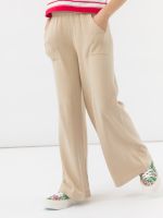 Брюки  темно-бежевые для девочки арт. АТ971