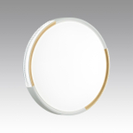 7612/DL PALE SN 184 Светильник пластик/белый/золотистый LED 48Вт 3000-6300K D400 IP43 пульт ДУ VELIO