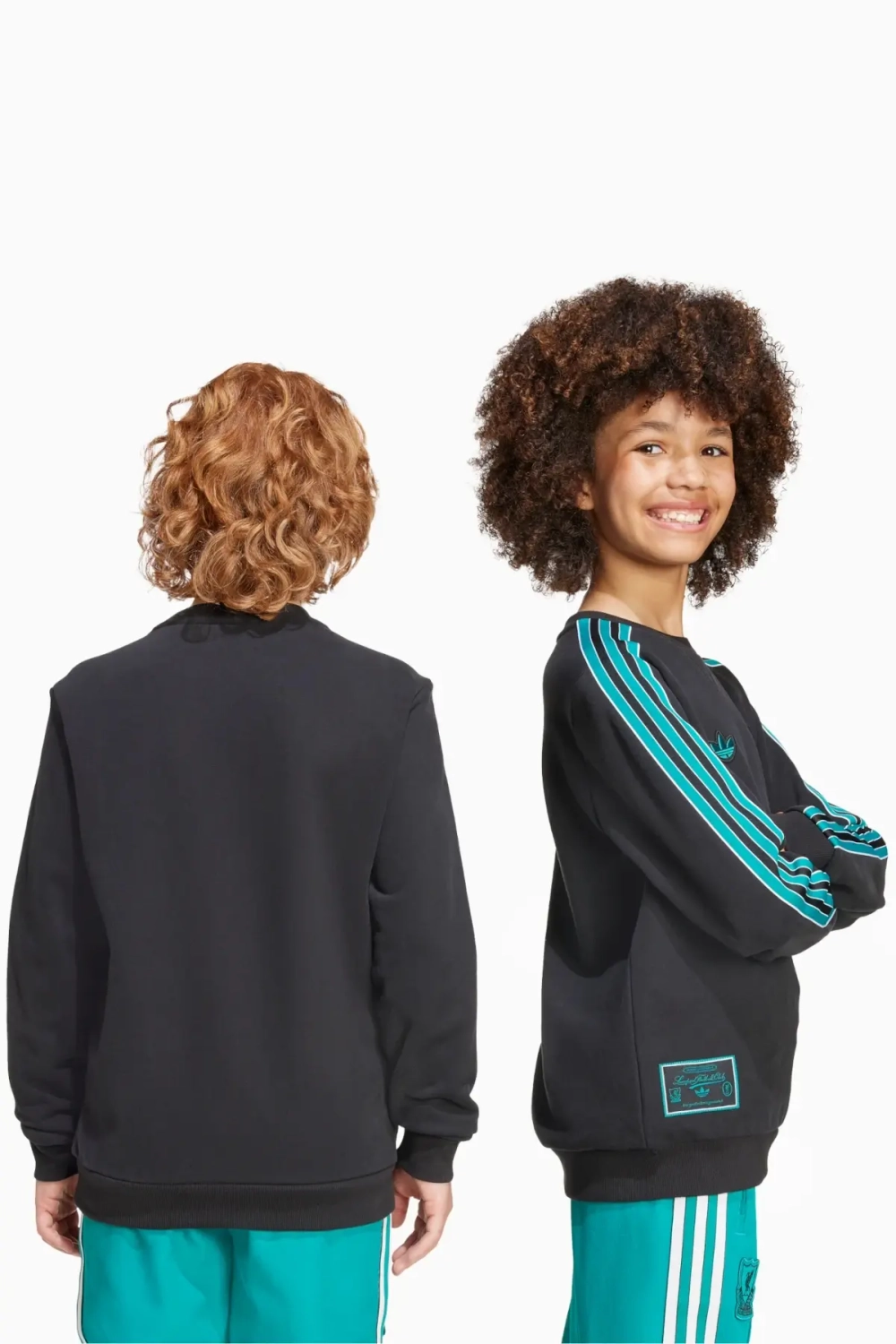 Кофта adidas Liverpool FC 25/26 Terrace Icons Sweat Junior - черный