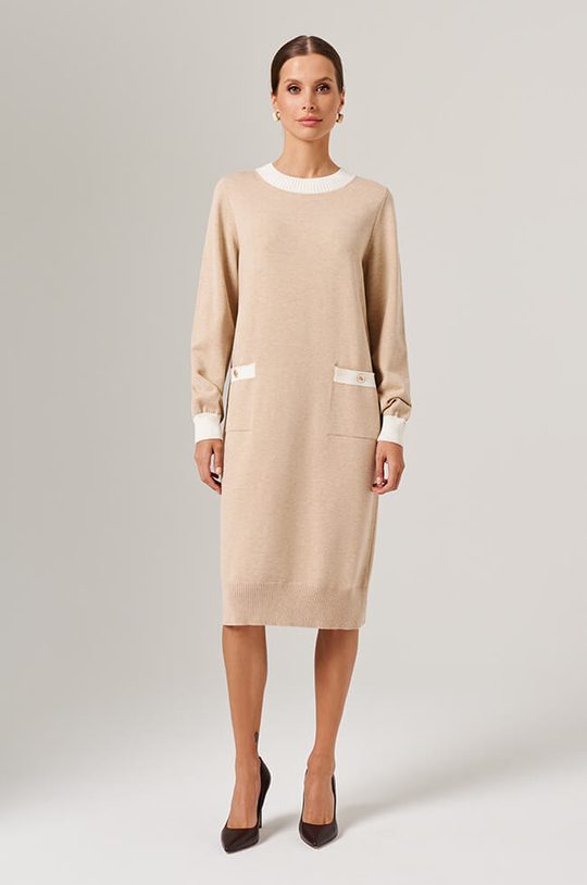 51620 Платье женское (бежевый)