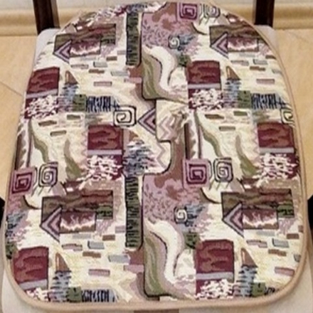 Сиденье из ткани на стул "ДВ. АМЕТИСТ" дизайн: 53/1, размер 43*43см, Россия.