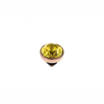 Шарм Qudo Bottone Light Topaz 8 мм 680186 BR/RG
