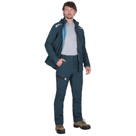 Куртка СИРИУС-СПЕЙС софтшелл морская волна